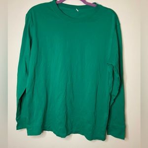 Lululemon Long Sleeve Tee Kelly Green men’s size XL